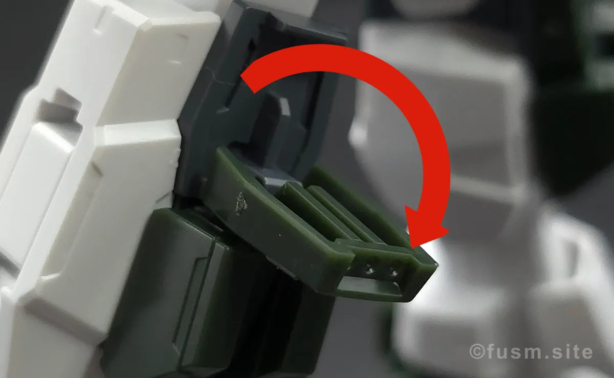 【レビュー】HG ガンダムサバーニャ(最終決戦仕様) 脚部ディテール ギミック 01
