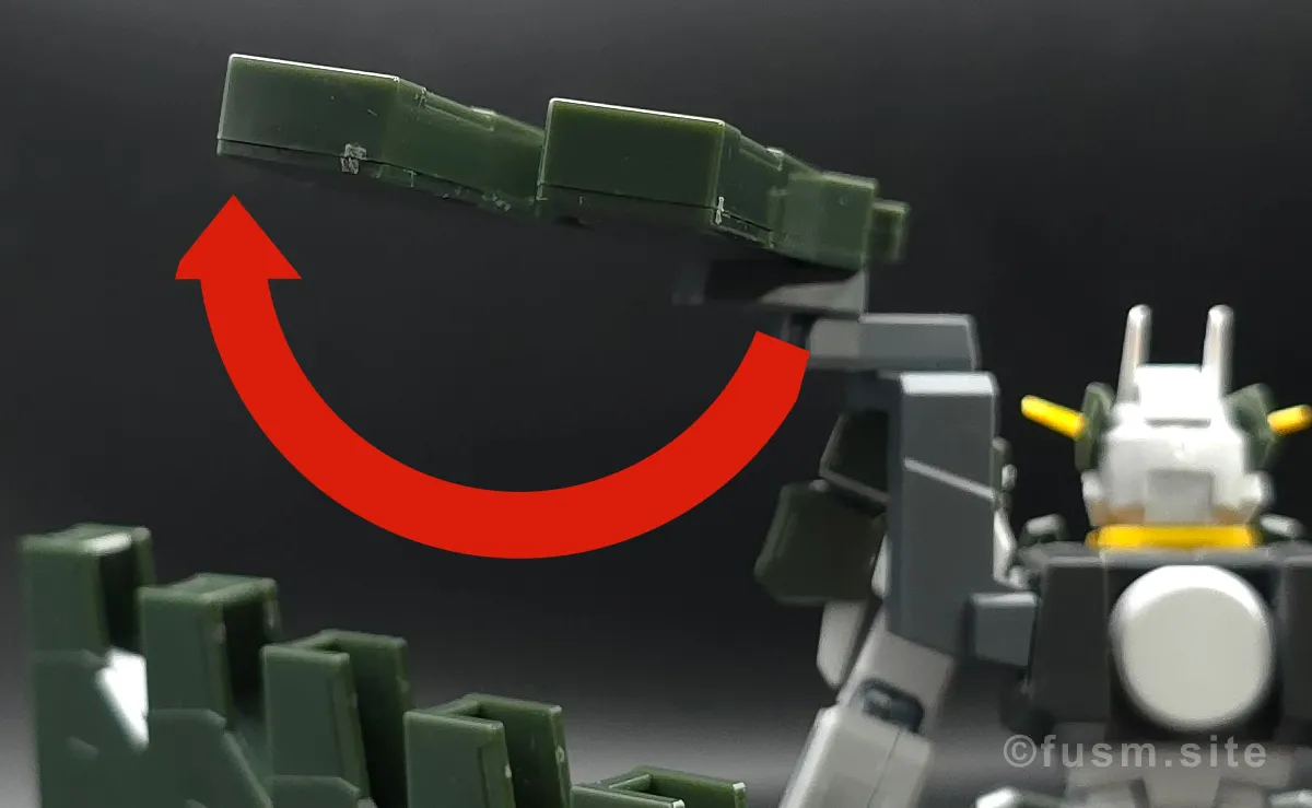 【レビュー】HG ガンダムサバーニャ(最終決戦仕様) バックパックレビュー 可動域 01