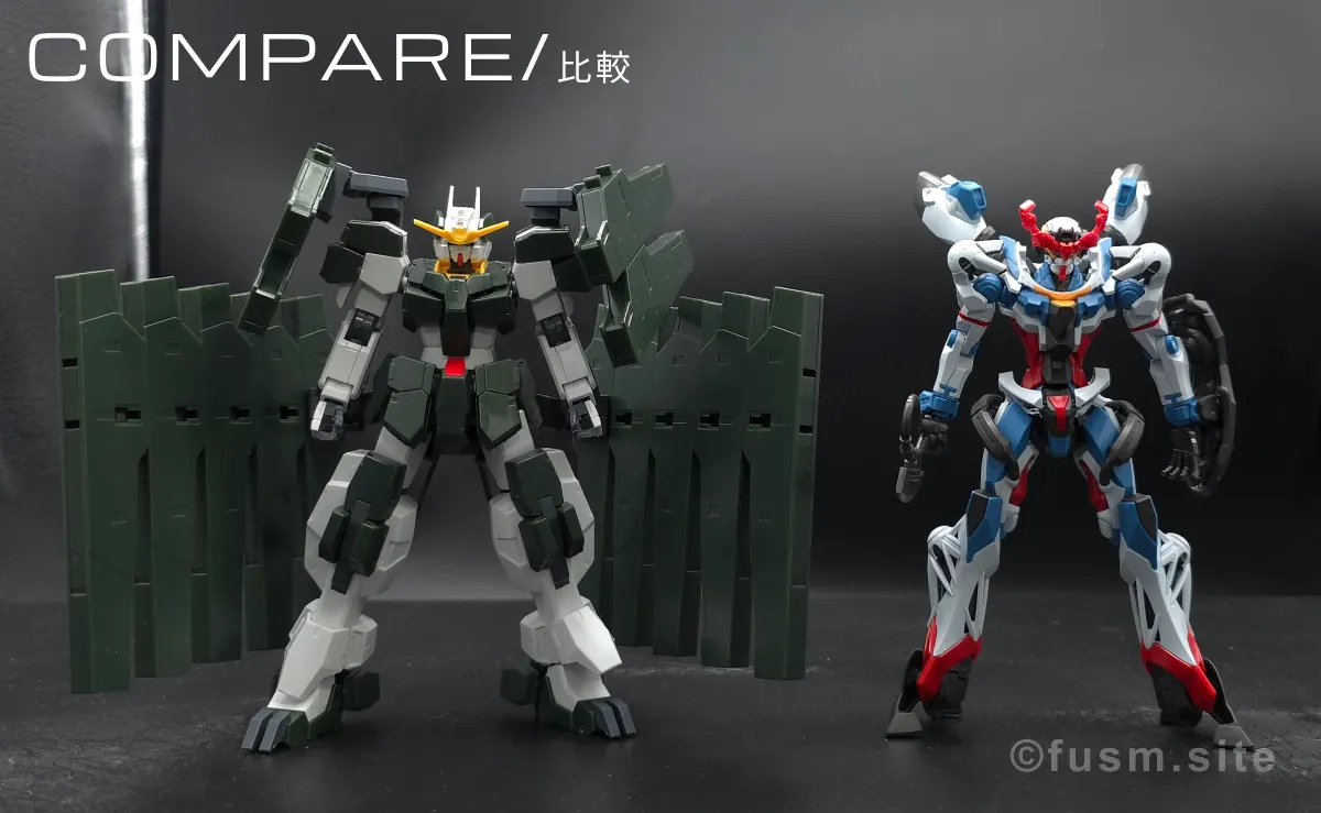 【レビュー】HG ガンダムサバーニャ(最終決戦仕様) 比較 02