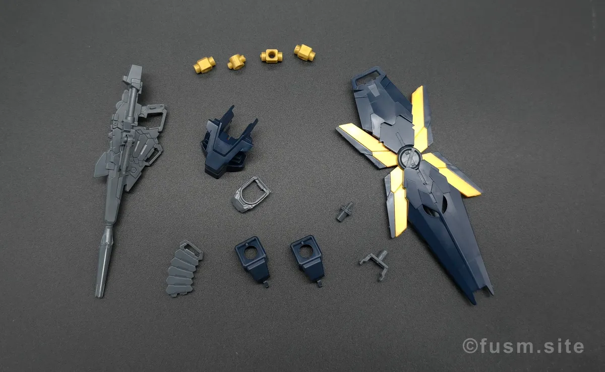 【レビュー】HGUC ユニコーンガンダム2号機 バンシィ(デストロイモード) パーツ・構造・組み立て 09