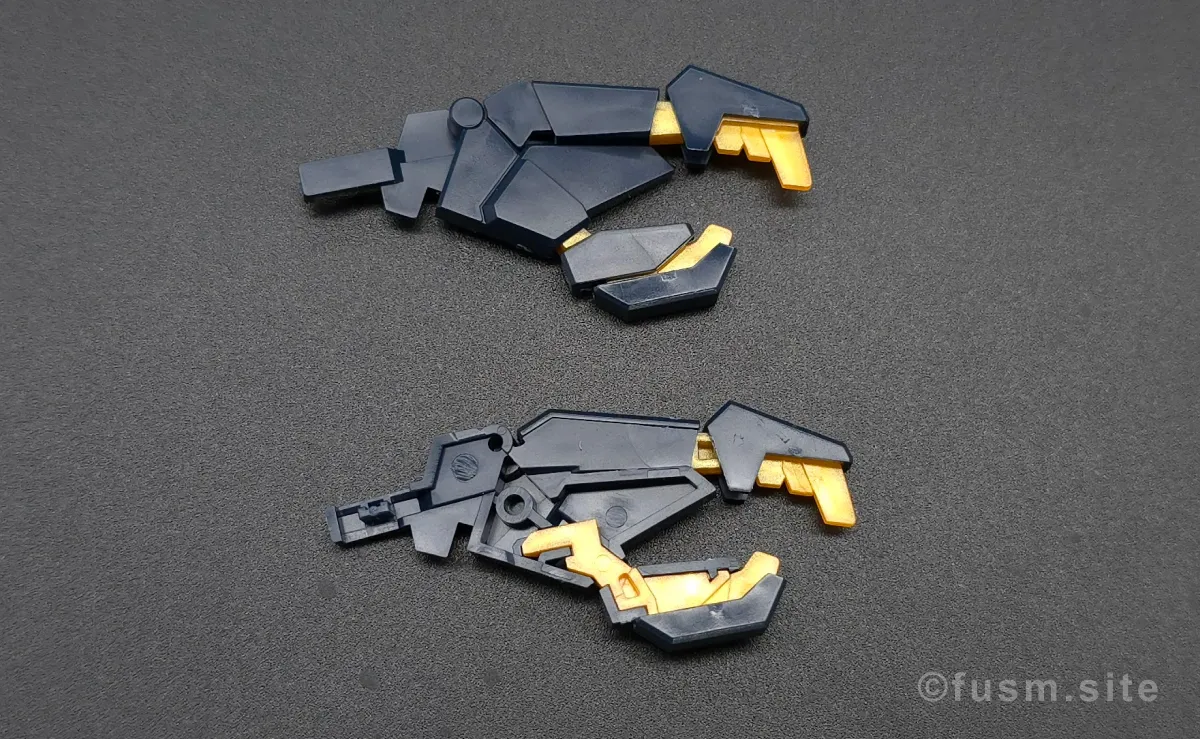 【レビュー】HGUC ユニコーンガンダム2号機 バンシィ(デストロイモード) パーツ・構造・組み立て 12