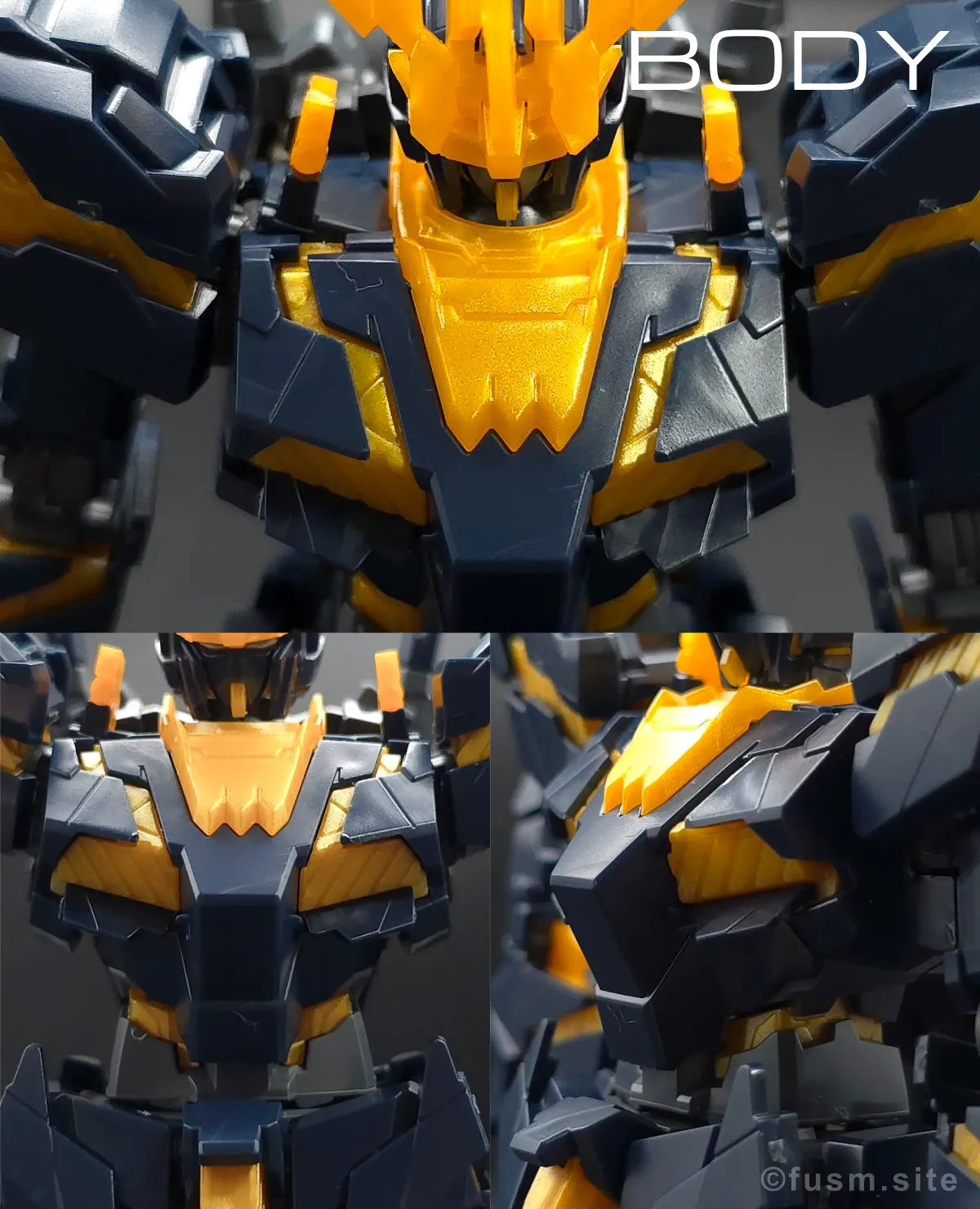 【レビュー】HGUC ユニコーンガンダム2号機 バンシィ(デストロイモード) 胴体ディテール 01