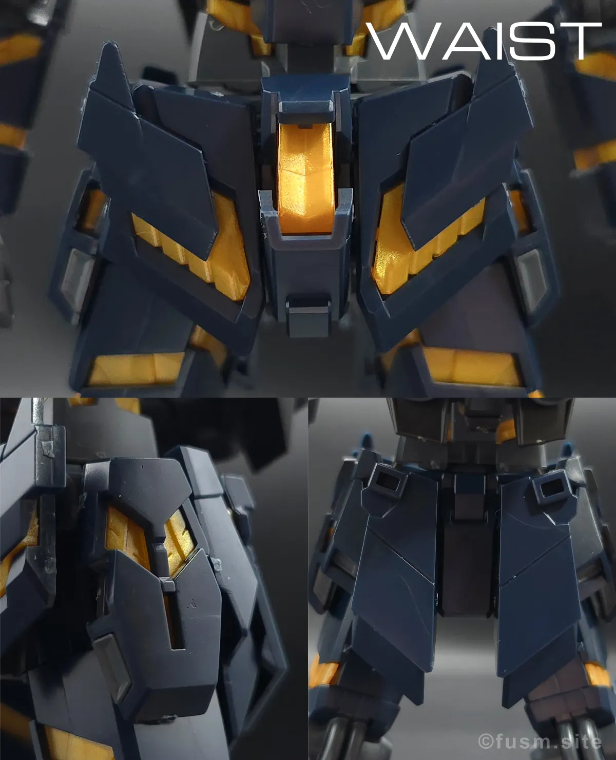 【レビュー】HGUC ユニコーンガンダム2号機 バンシィ(デストロイモード) 胴体ディテール 02