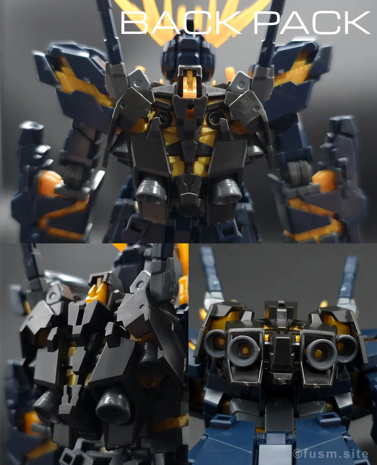 【レビュー】HGUC ユニコーンガンダム2号機 バンシィ(デストロイモード) バックパックレビュー 01