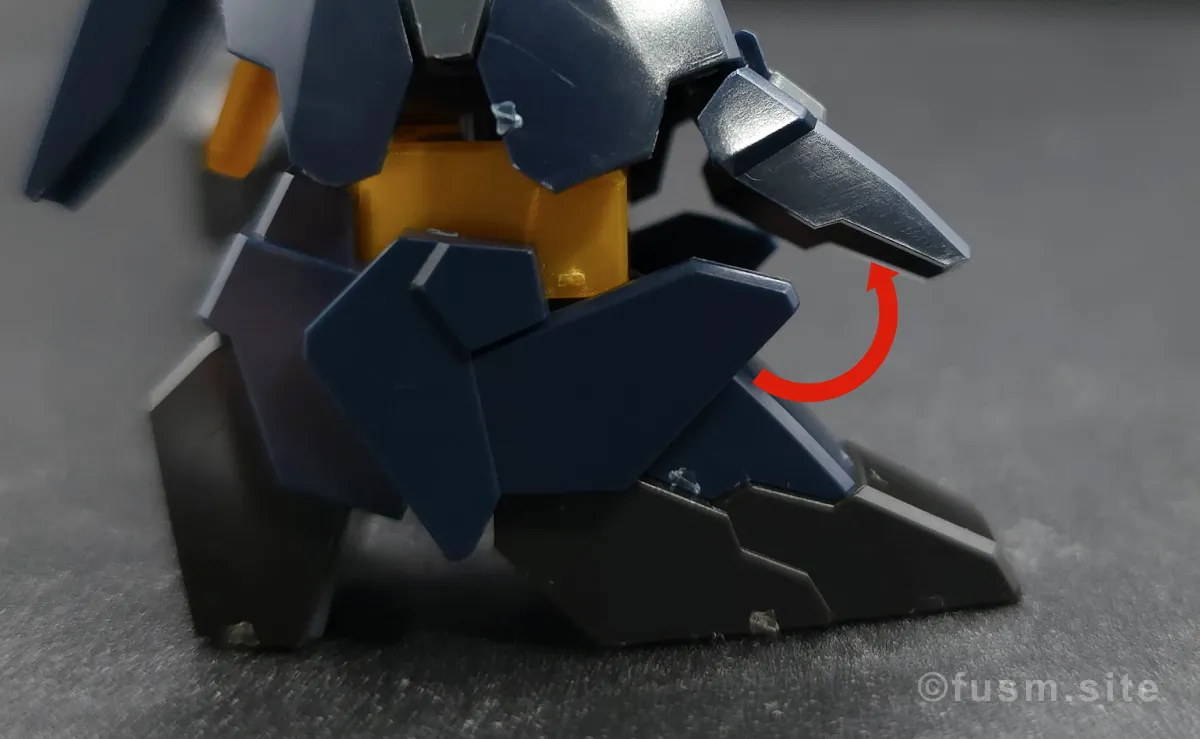 【レビュー】HGUC ユニコーンガンダム2号機 バンシィ(デストロイモード) 脚部ディテール 03