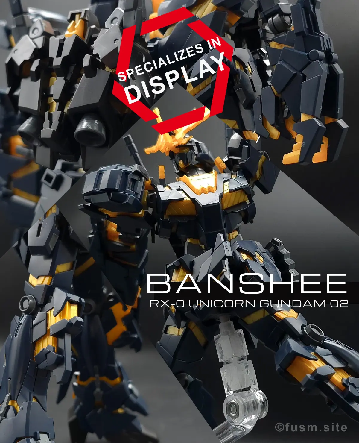 【レビュー】HGUC ユニコーンガンダム2号機 バンシィ(デストロイモード) コラージュ 01