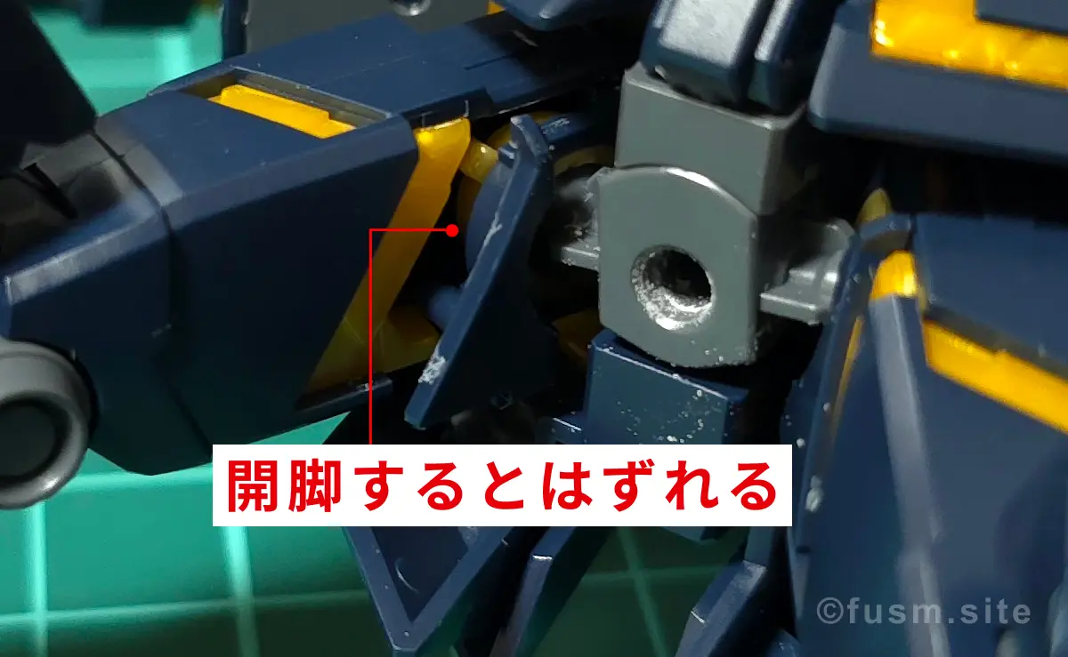 【レビュー】HGUC ユニコーンガンダム2号機 バンシィ(デストロイモード) 耐久力が弱い箇所 02