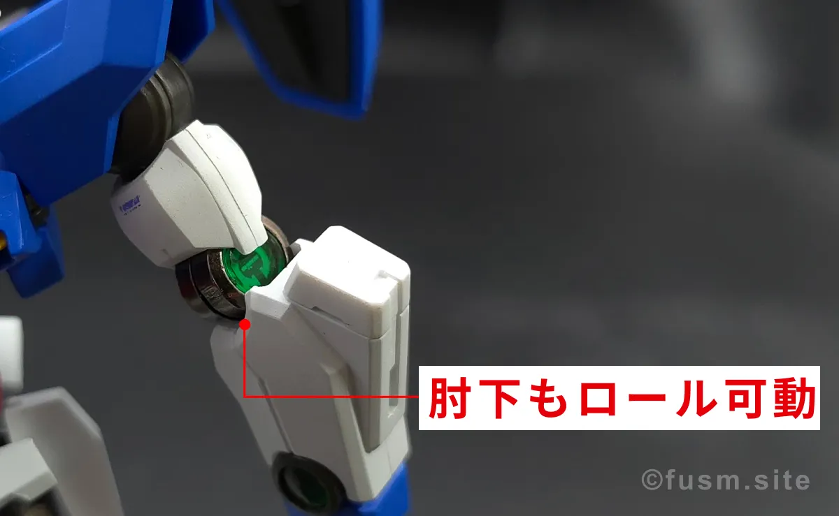 【レビュー】メタルロボット魂 ダブルオーライザー 腕部ディテール 可動域 02