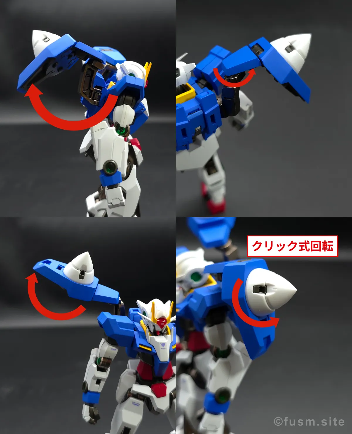 【レビュー】メタルロボット魂 ダブルオーライザー バックパックレビュー 可動域 01