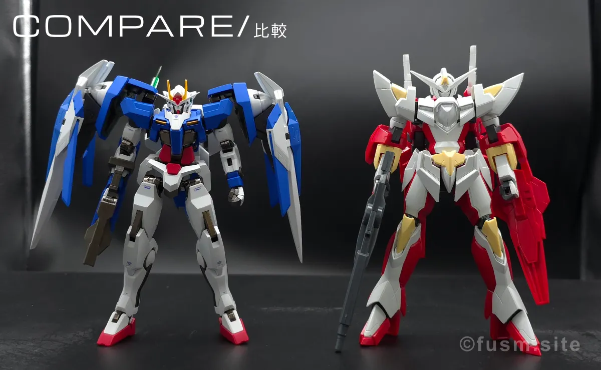 【レビュー】メタルロボット魂 ダブルオーライザー 比較 01