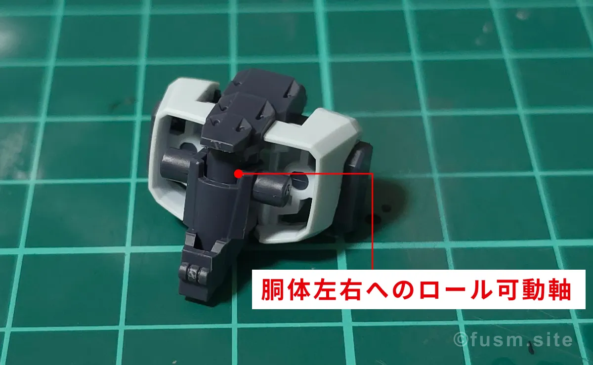 【レビュー】HG ゲルググ ボカタ機(GQ) パーツ・構造・組み立て 03