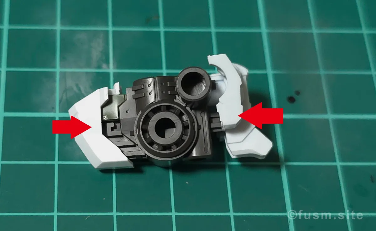 【レビュー】HG ゲルググ ボカタ機(GQ) パーツ・構造・組み立て 08