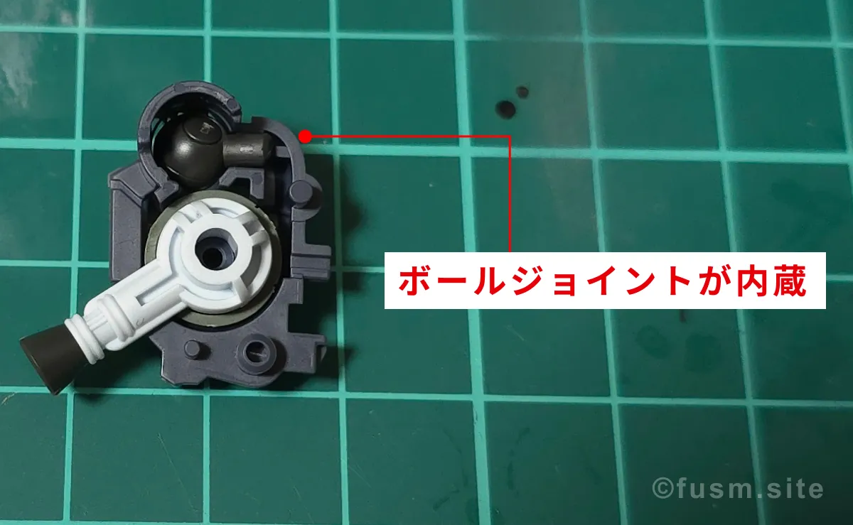 【レビュー】HG ゲルググ ボカタ機(GQ) パーツ・構造・組み立て 09