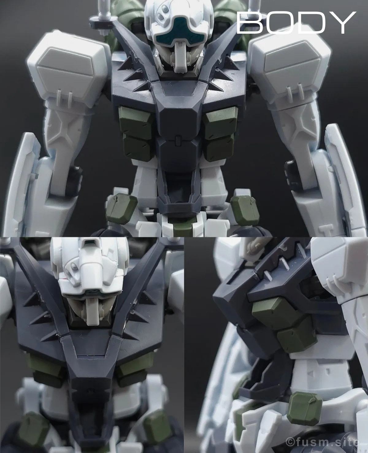 【レビュー】HG ゲルググ ボカタ機(GQ) 胴体ディテール 01