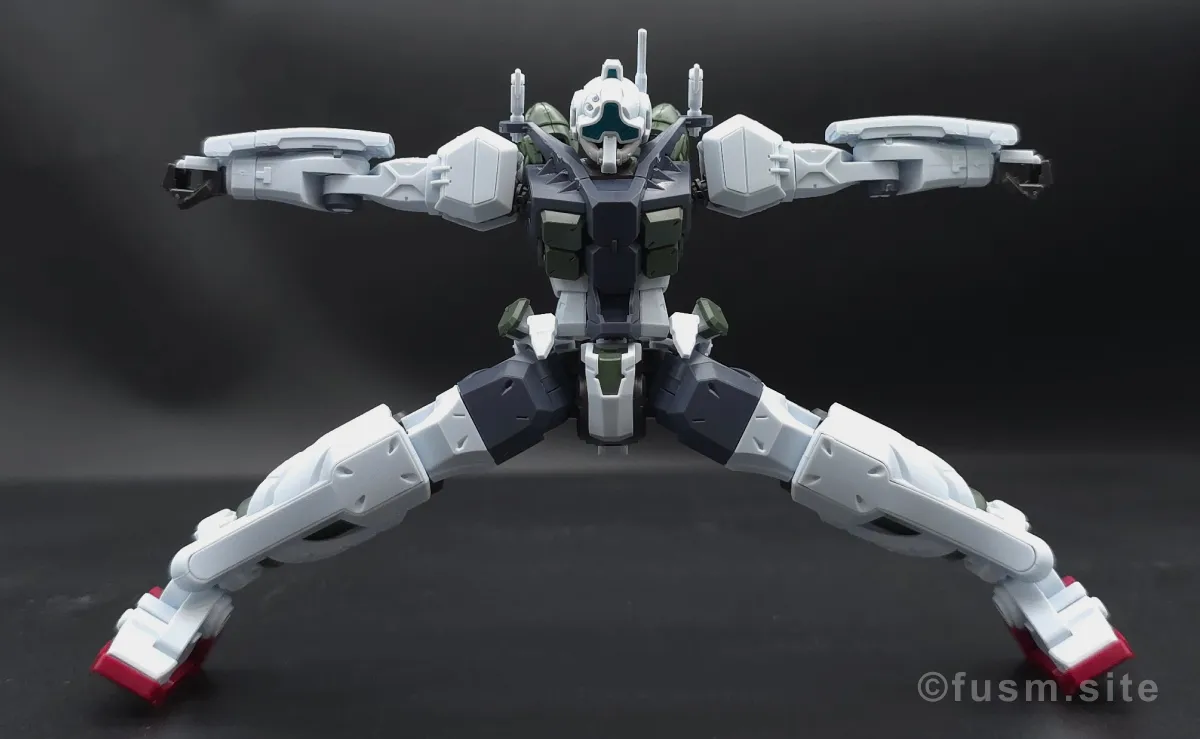 【レビュー】HG ゲルググ ボカタ機(GQ) 胴体ディテール 可動域 02