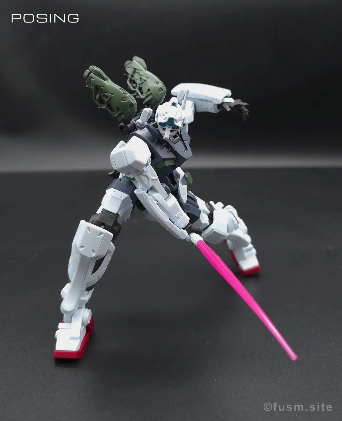 【レビュー】HG ゲルググ ボカタ機(GQ) ポージング 06