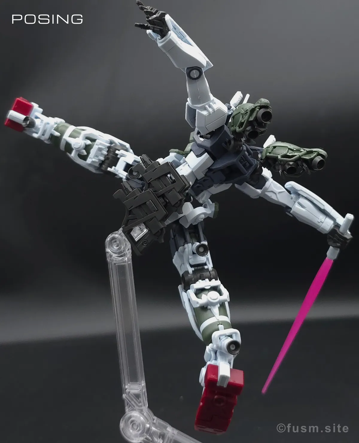 【レビュー】HG ゲルググ ボカタ機(GQ) ポージング 08