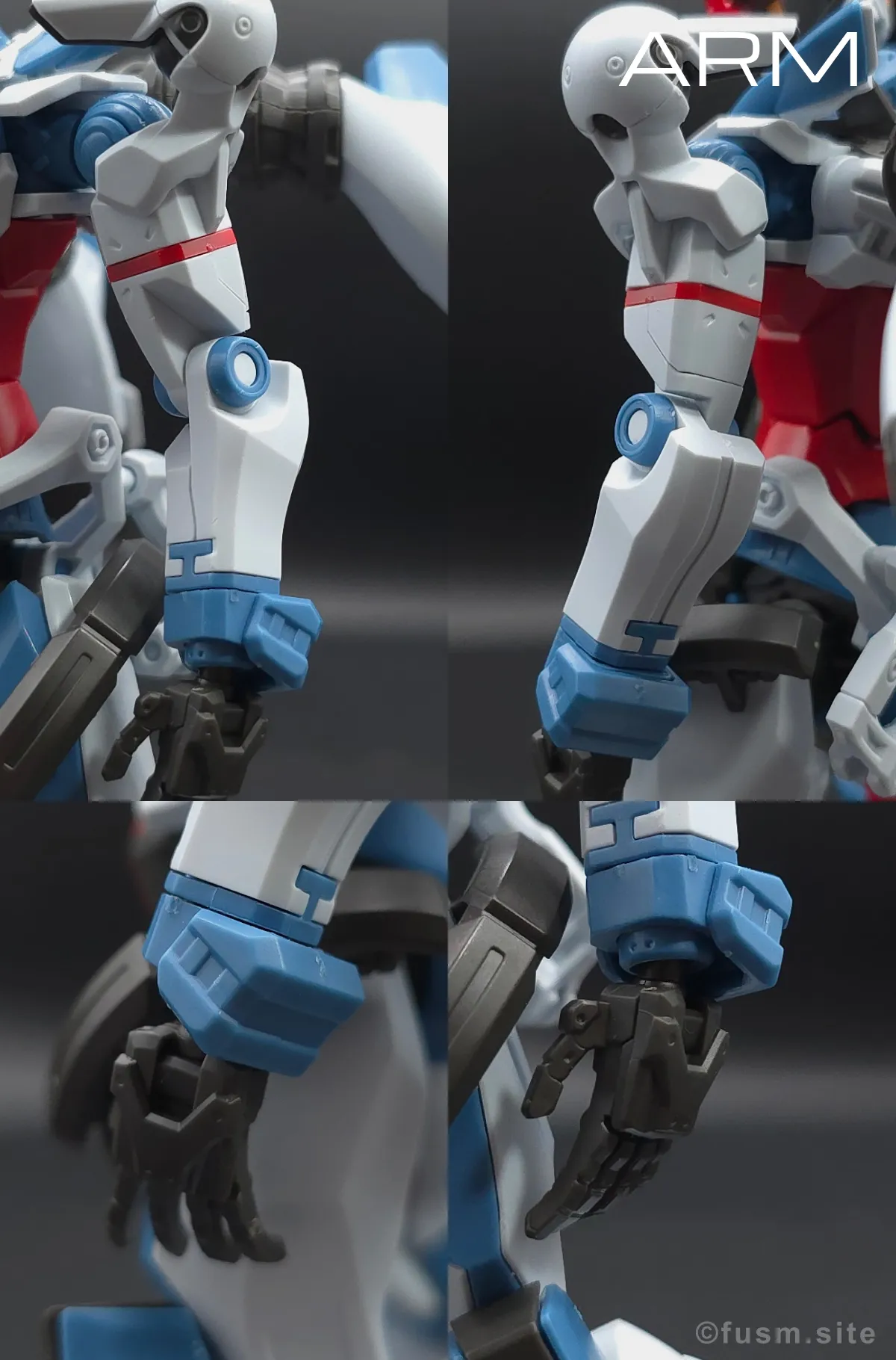【レビュー】HG 1/144 GQuuuuuuX(ジークアクス) 腕部ディテール 01