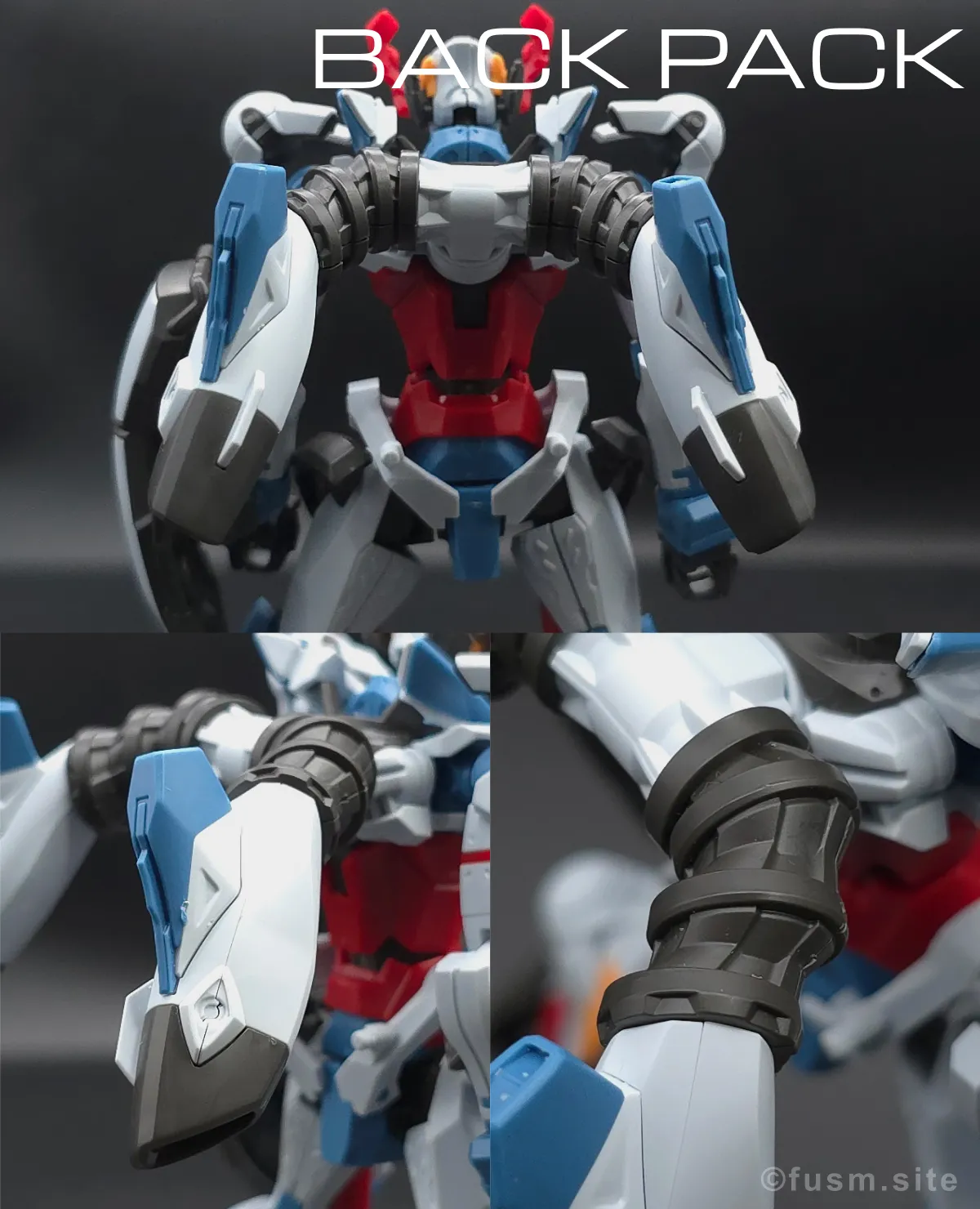 【レビュー】HG 1/144 GQuuuuuuX(ジークアクス) バックパックレビュー 01