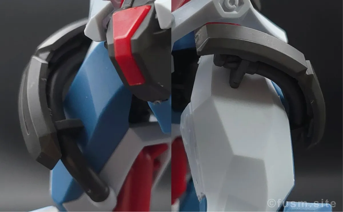 【レビュー】HG 1/144 GQuuuuuuX(ジークアクス) 脚部ディテール 02