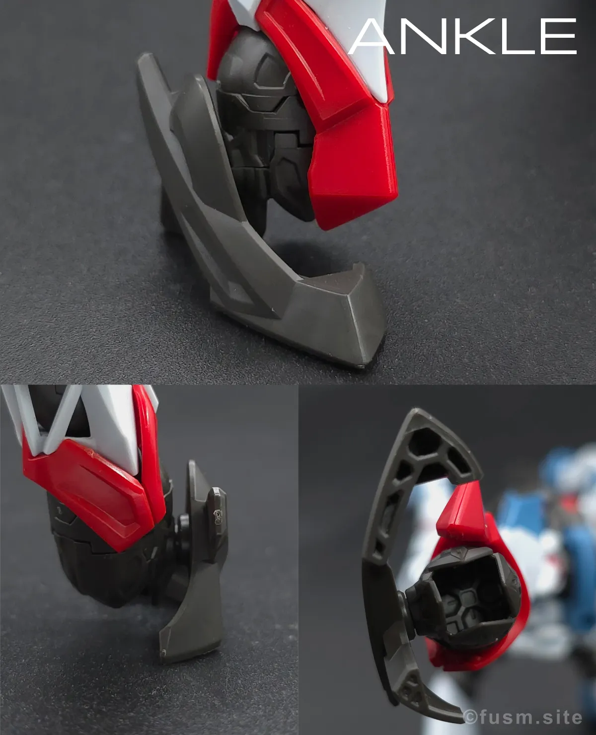 【レビュー】HG 1/144 GQuuuuuuX(ジークアクス) 脚部ディテール 03