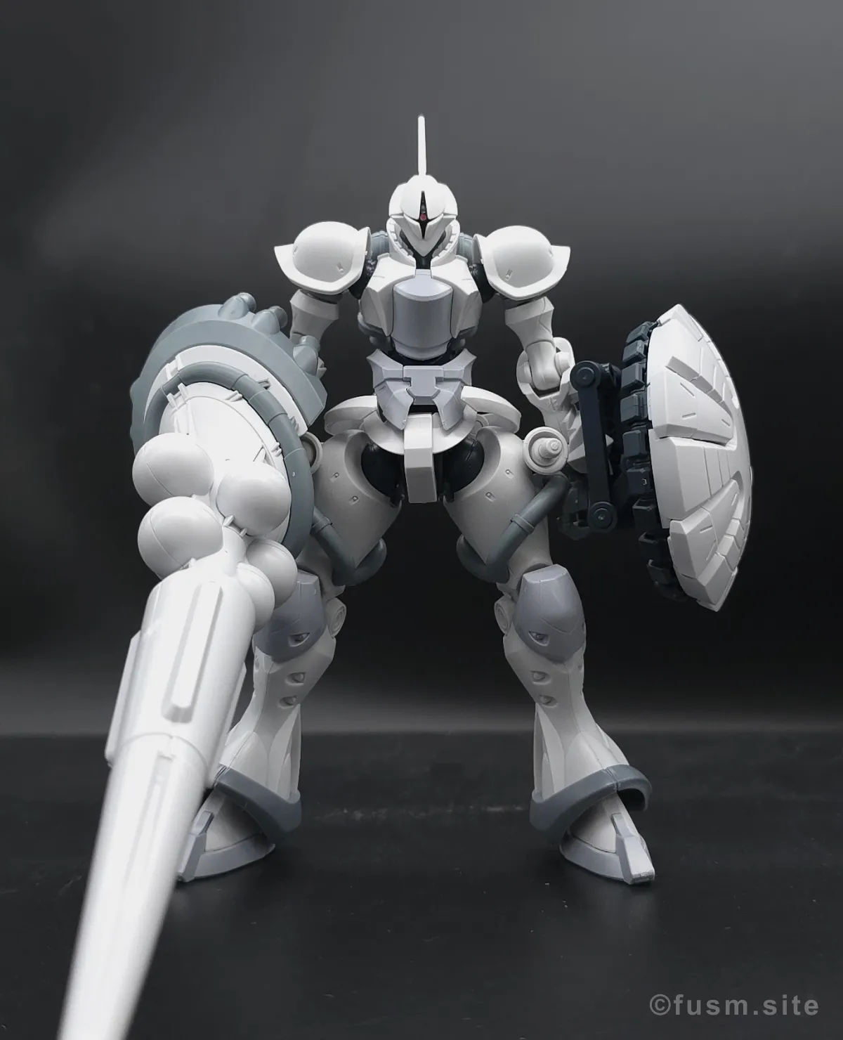【レビュー】HG 1/144 エグザベ専用ギャン(ハクジ装備) 多角的に見た全体の外観・素組み 08