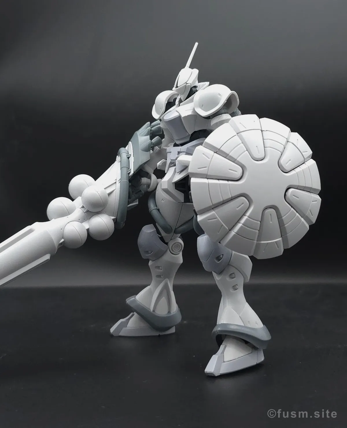 【レビュー】HG 1/144 エグザベ専用ギャン(ハクジ装備) 多角的に見た全体の外観・素組み 09