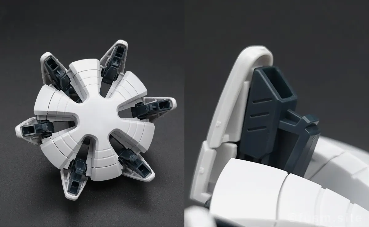 【レビュー】HG 1/144 エグザベ専用ギャン(ハクジ装備) 武装 10