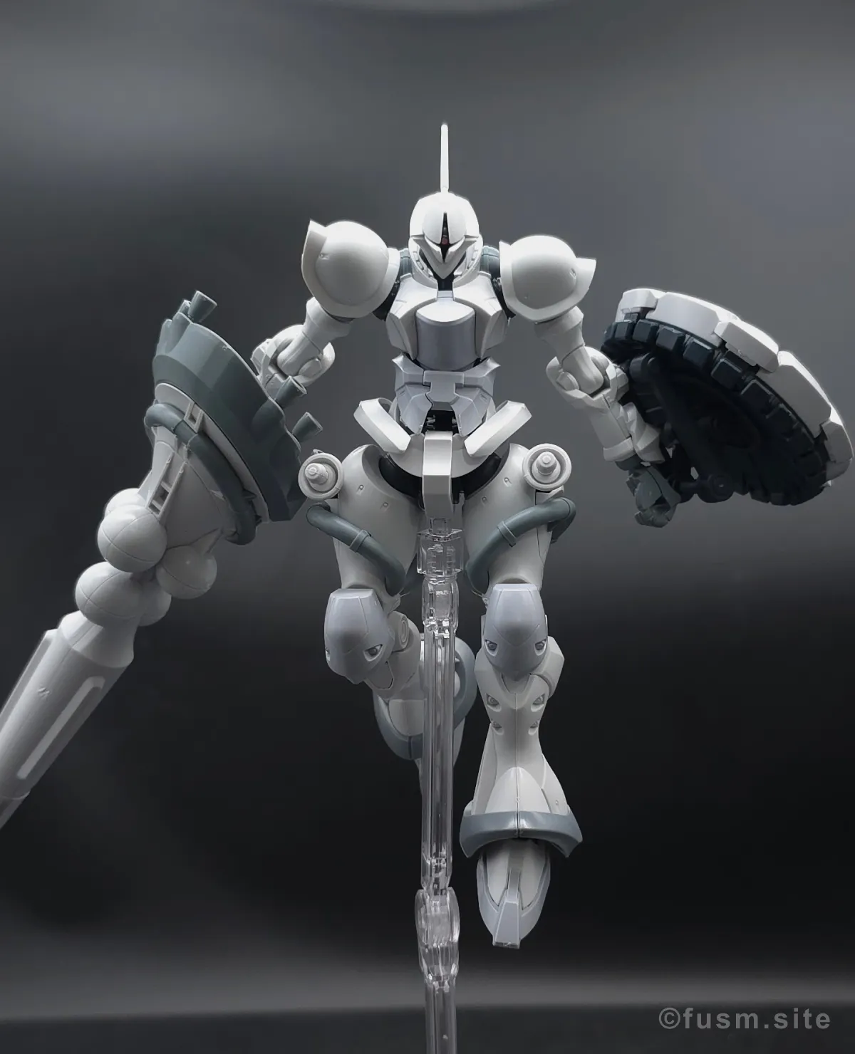 【レビュー】HG 1/144 エグザベ専用ギャン(ハクジ装備) ポージング 10