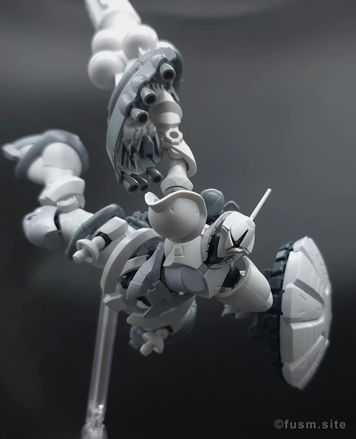 【レビュー】HG 1/144 エグザベ専用ギャン(ハクジ装備) ポージング 11