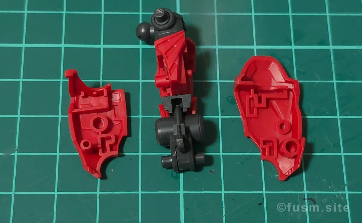 【レビュー】HG 1/144 軽キャノン パーツ・構造・組み立て 06