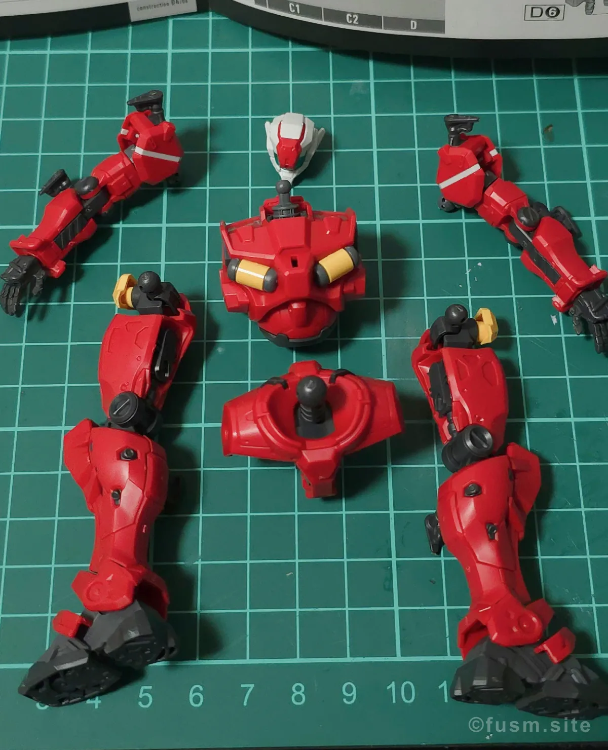 【レビュー】HG 1/144 軽キャノン パーツ・構造・組み立て 08