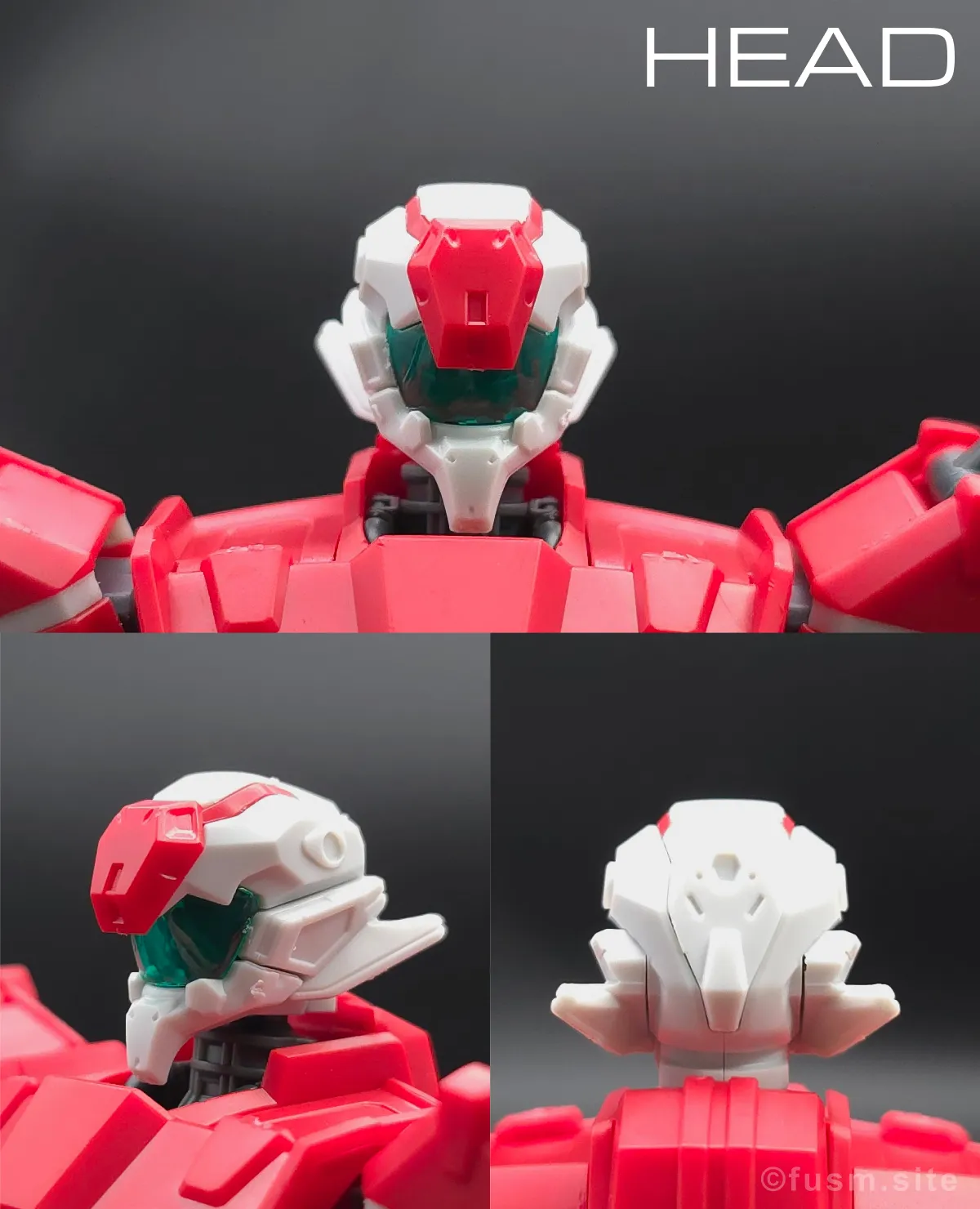【レビュー】HG 1/144 軽キャノン 頭部ディテール 01