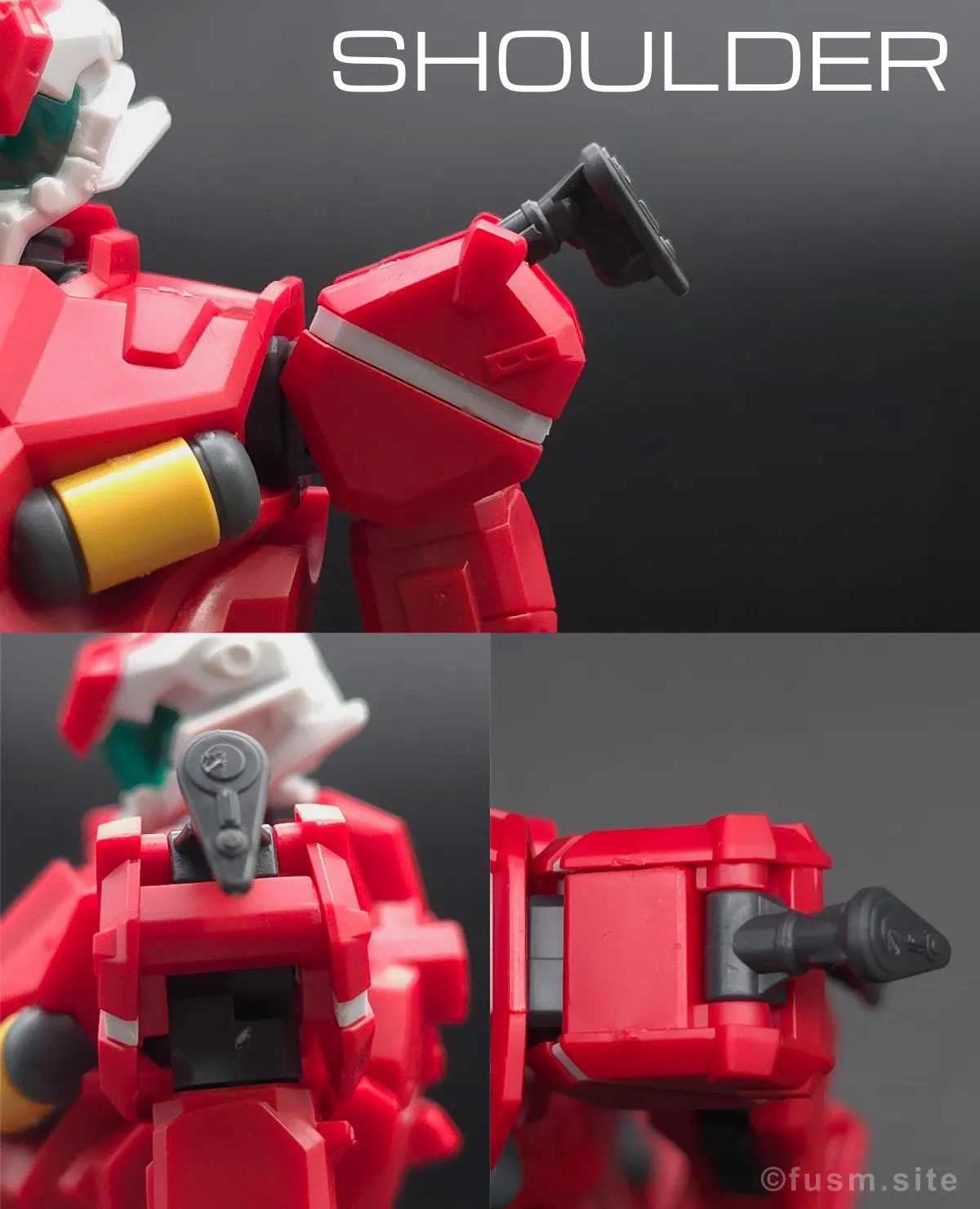 【レビュー】HG 1/144 軽キャノン 肩ディテール 01