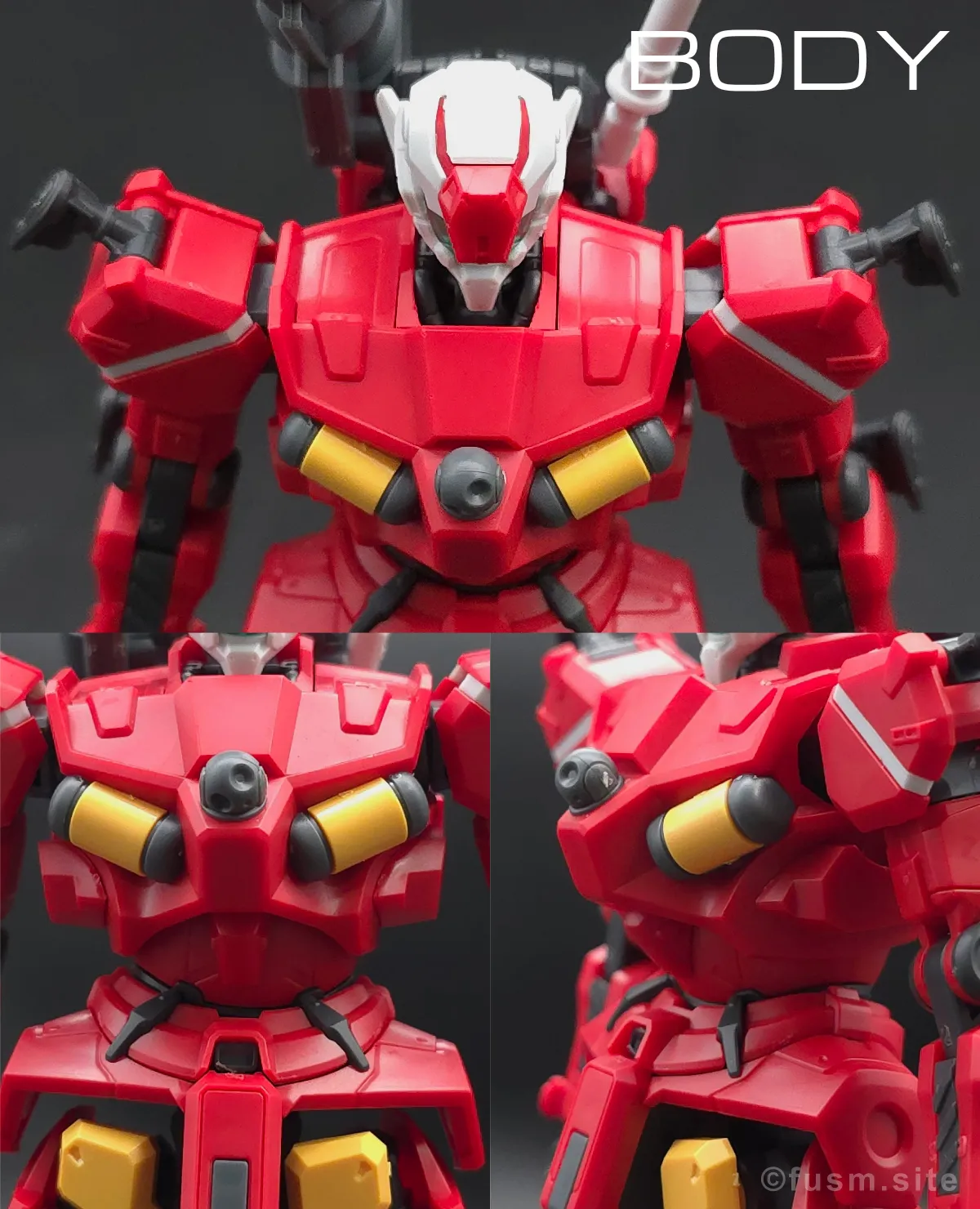 【レビュー】HG 1/144 軽キャノン 胴体ディテール 01