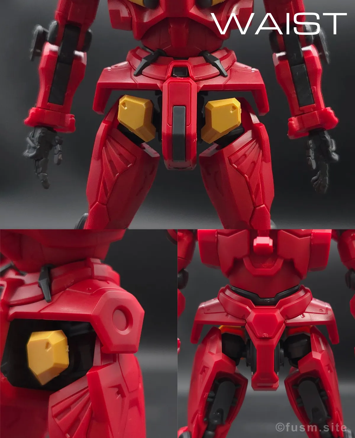【レビュー】HG 1/144 軽キャノン 胴体ディテール 02