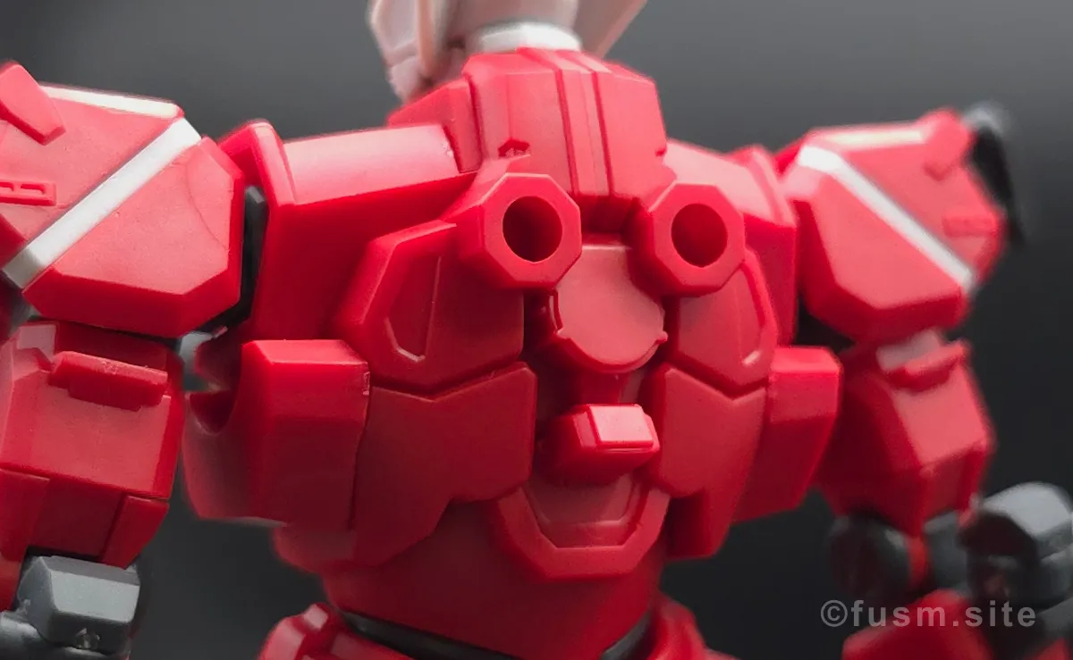 【レビュー】HG 1/144 軽キャノン 胴体ディテール 03