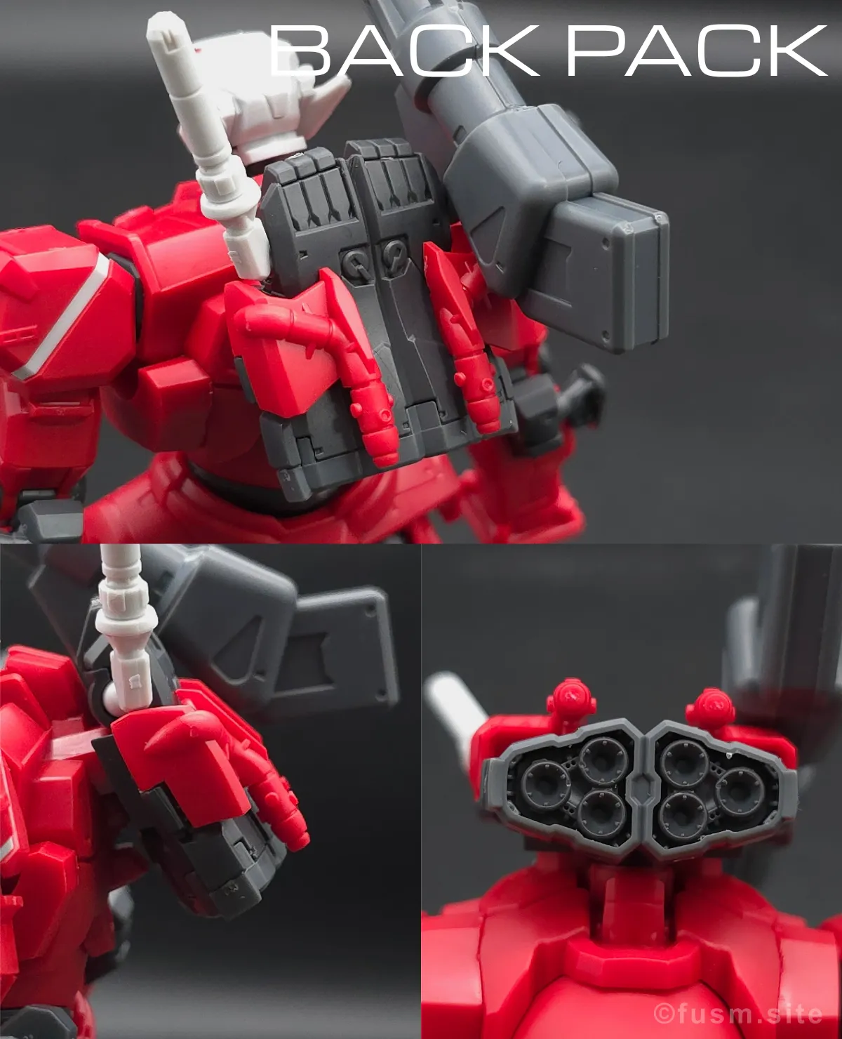【レビュー】HG 1/144 軽キャノン バックパックレビュー 01