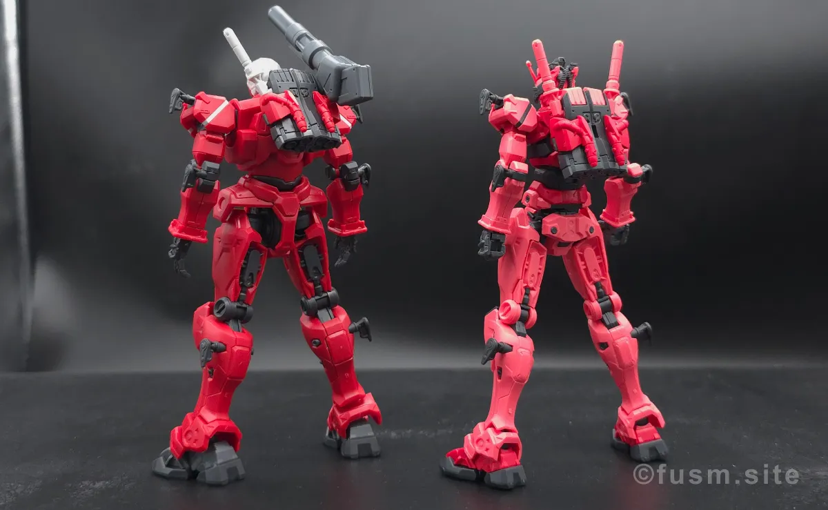 【レビュー】HG 1/144 軽キャノン 比較 03