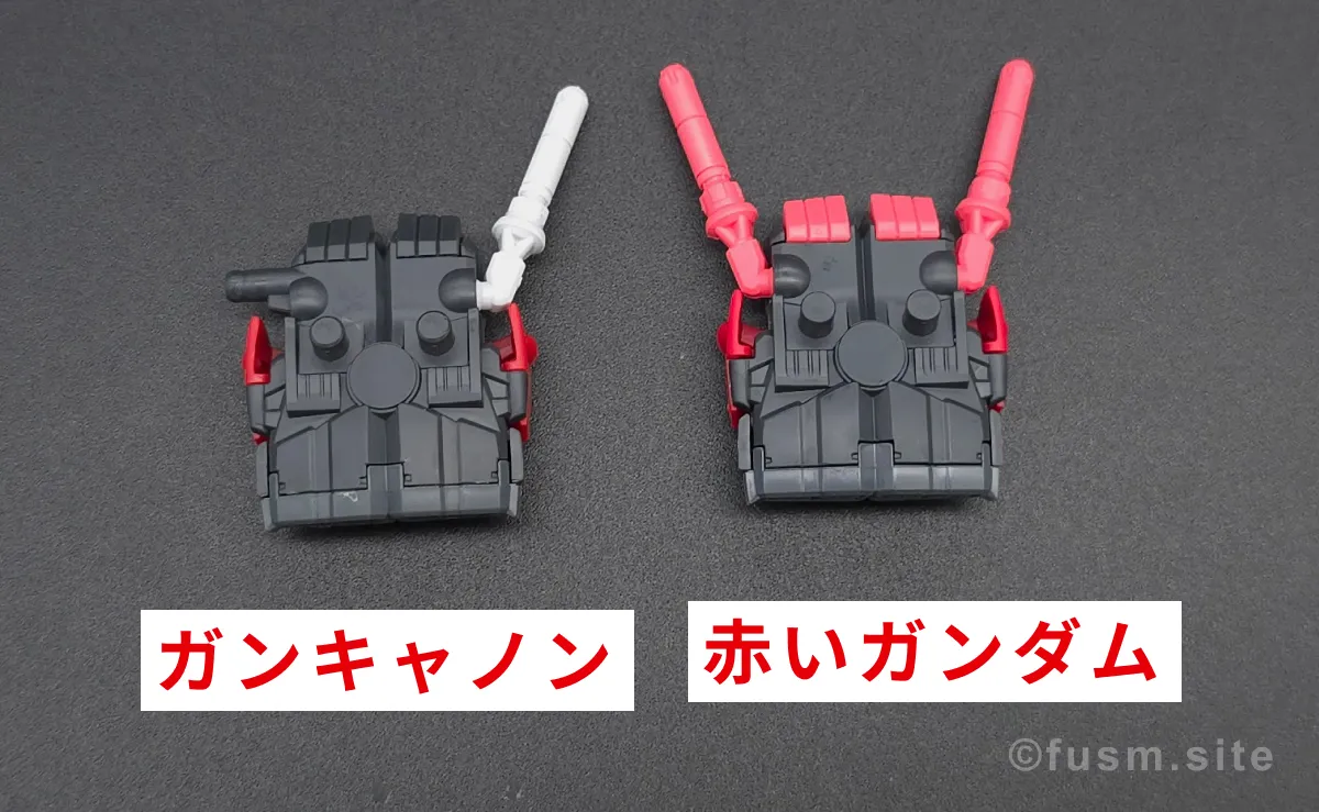【レビュー】HG 1/144 軽キャノン 比較 12