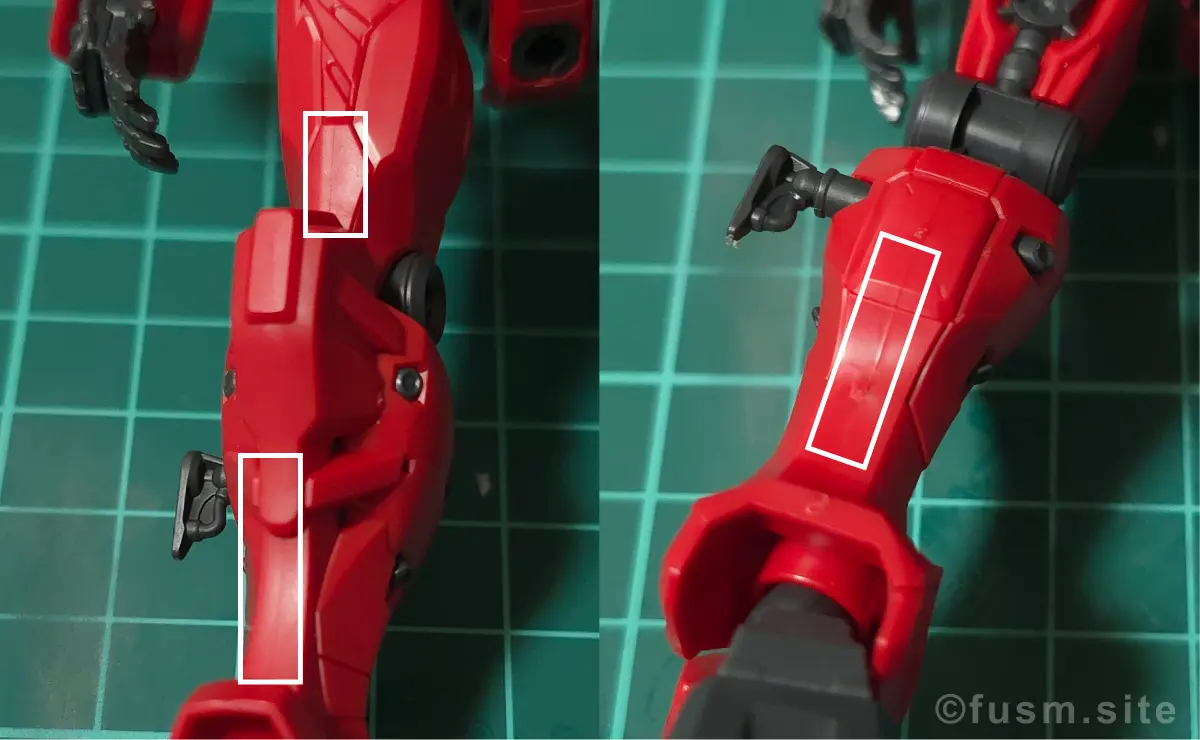 【レビュー】HG 1/144 軽キャノン 合わせ目 01