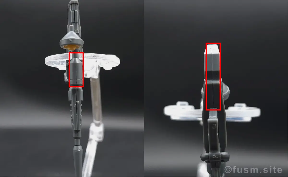 【レビュー】HG 1/144 軽キャノン 合わせ目 02