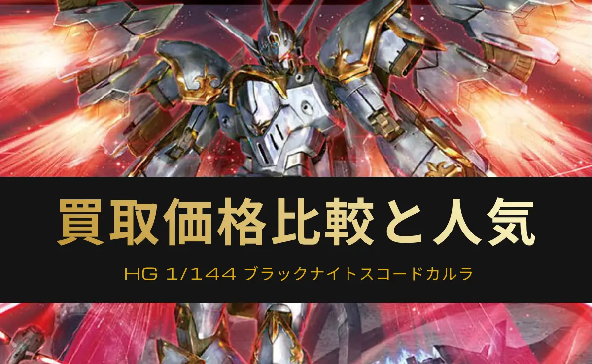 HG ブラックナイトスコードカルラのパッケージイラスト