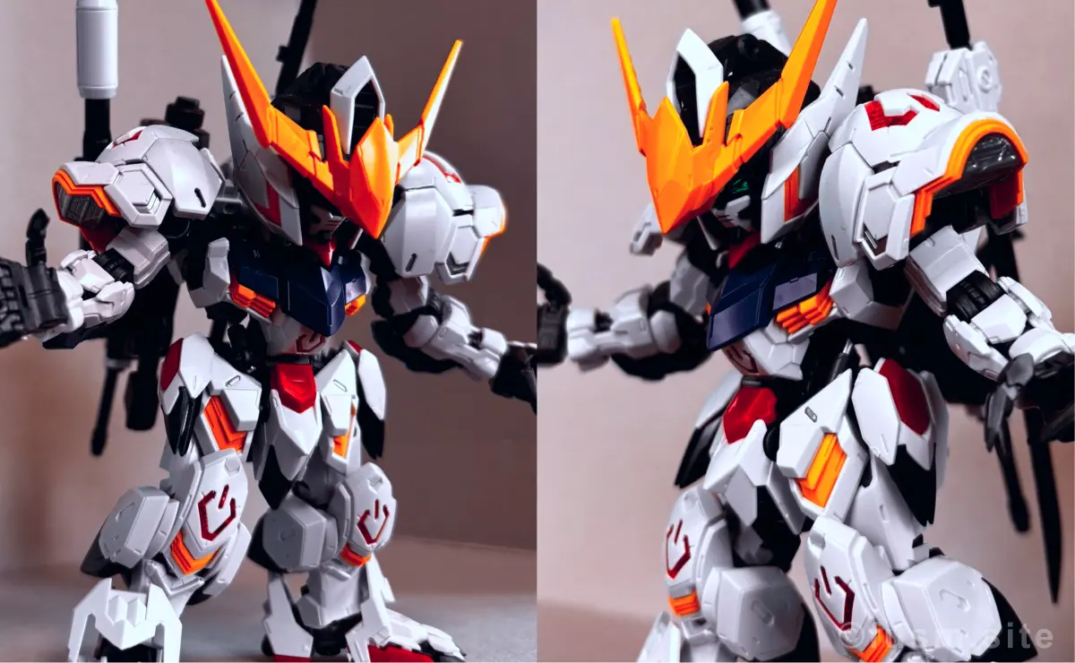 再販いつ?MGSD ガンダムバルバトスの再販履歴や予定 多角的に見た全体の外観・素組み 1