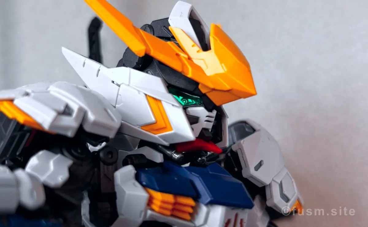 再販いつ?MGSD ガンダムバルバトスの再販履歴や予定 多角的に見た全体の外観・素組み 03