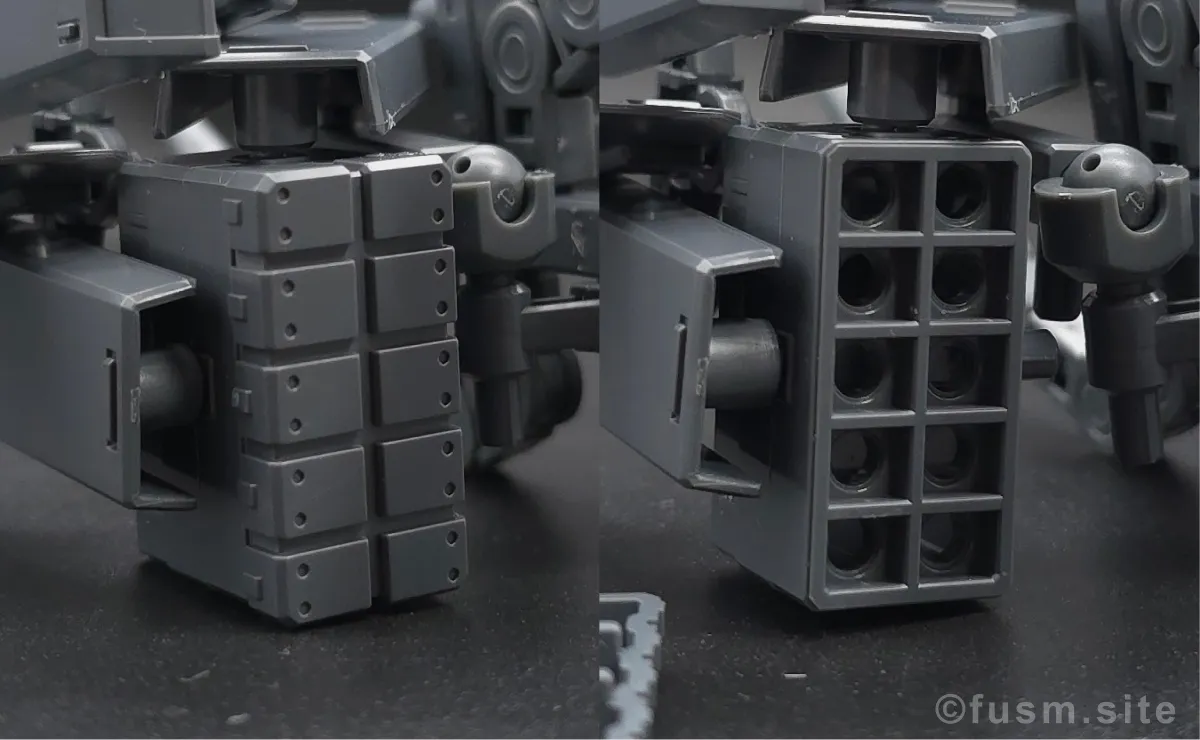 【レビュー】オプションパーツセット ガンプラ 08 (ボールデンアームアームズ) 多角的に見た全体の外観・素組み 05