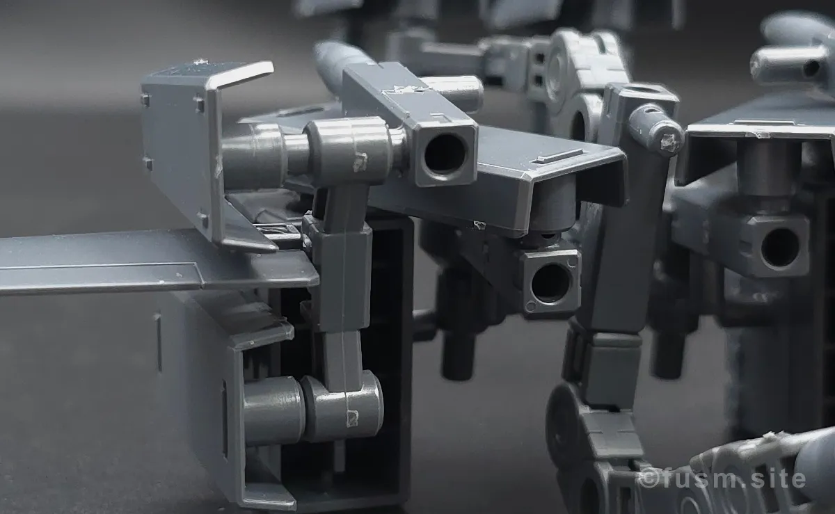 【レビュー】オプションパーツセット ガンプラ 08 (ボールデンアームアームズ) 多角的に見た全体の外観・素組み 08