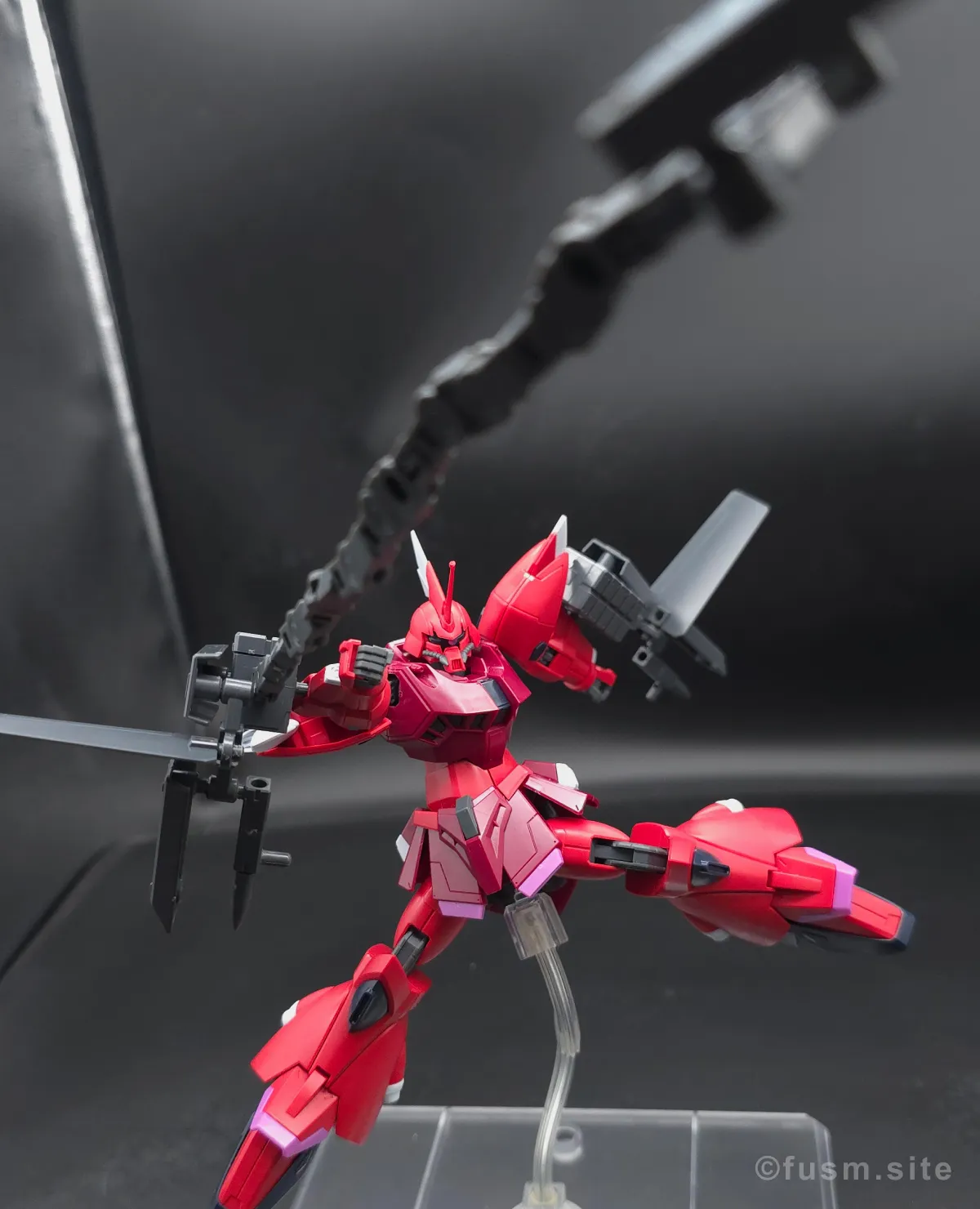 【レビュー】オプションパーツセット ガンプラ 08 (ボールデンアームアームズ) ポージング 06