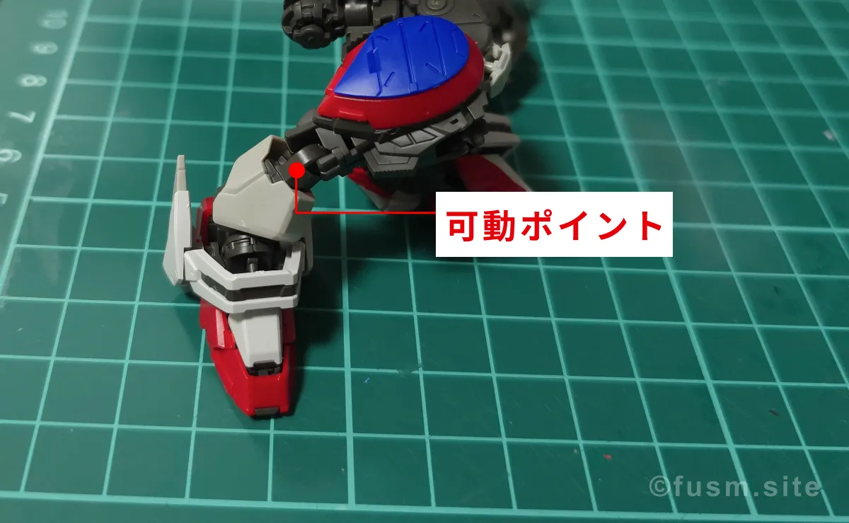 【レビュー】RG シャイニングガンダム パーツ・構造・組み立て 12