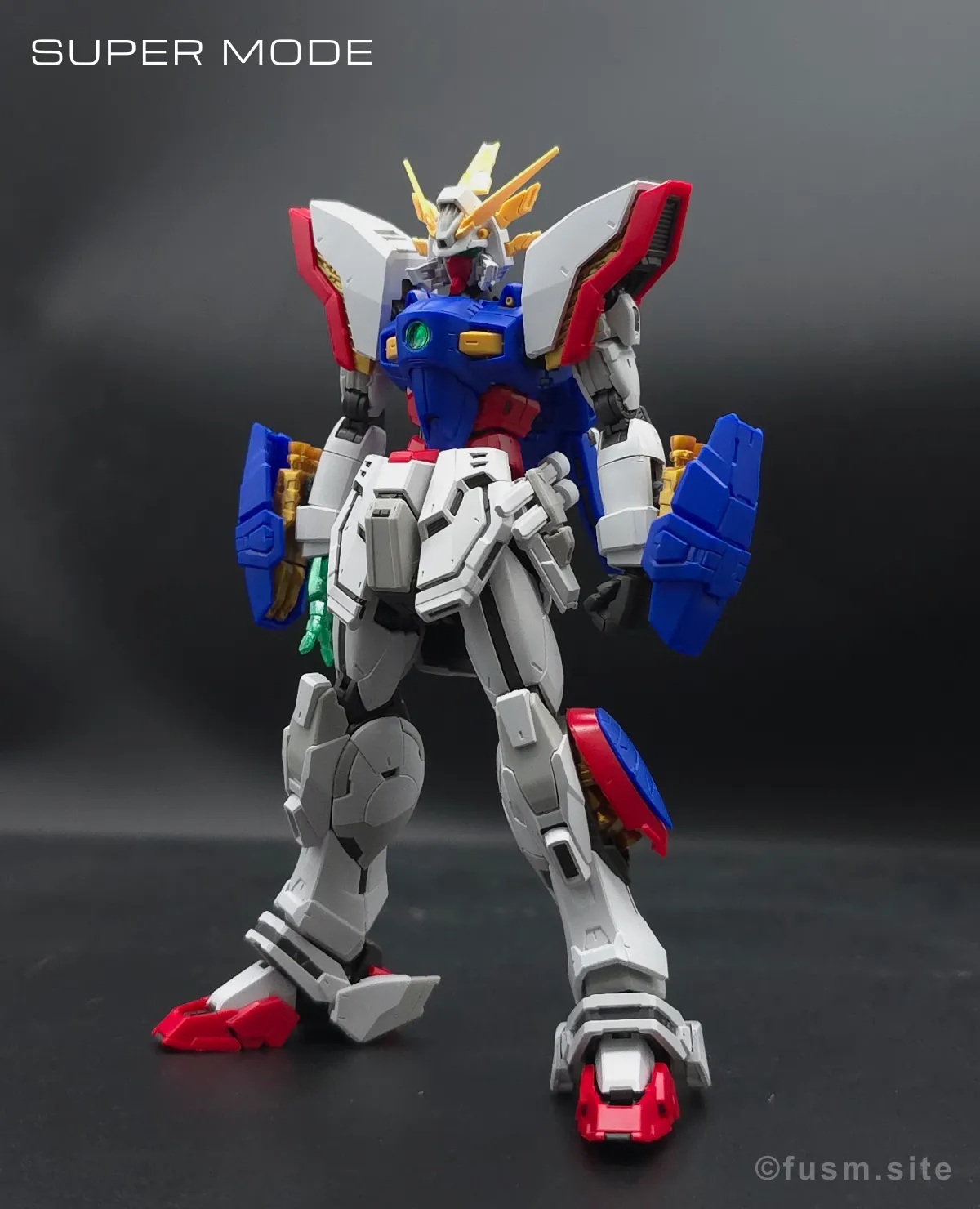【レビュー】RG シャイニングガンダム 多角的に見た全体の外観・素組み 08